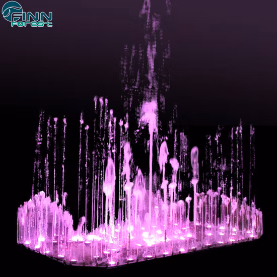 New Style Customized LED Lights Water Music Dancing Fountain