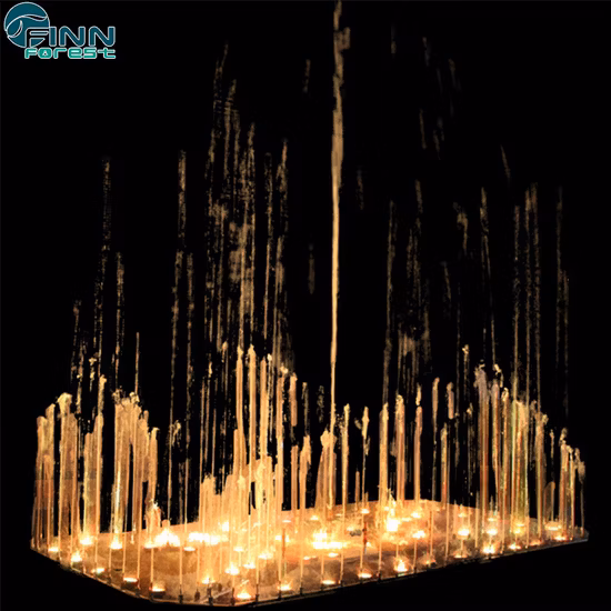 New Style Customized LED Lights Water Music Dancing Fountain