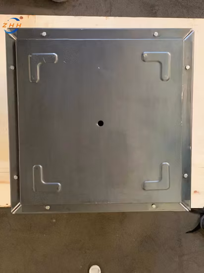 Großer Blumentopf für den Außenbereich, Metall, Cortenstahl