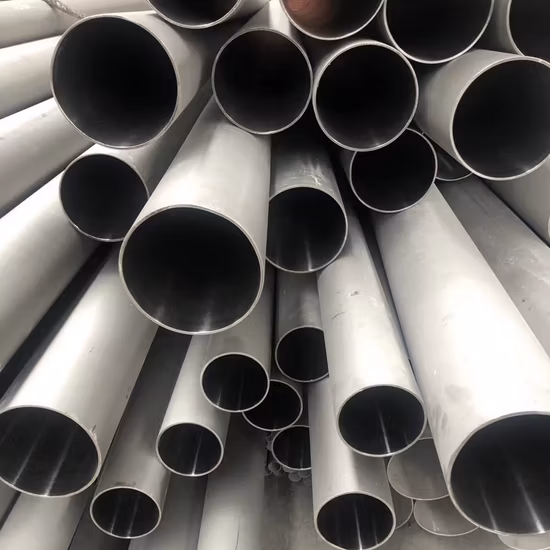 ASTM A240m rundes quadratisches Metallrohr Ss 201 304 304L 316L 321 309S 310S 410 420 430 Warm kaltgewalztes nahtlos geschweißtes Edelstahlrohr
